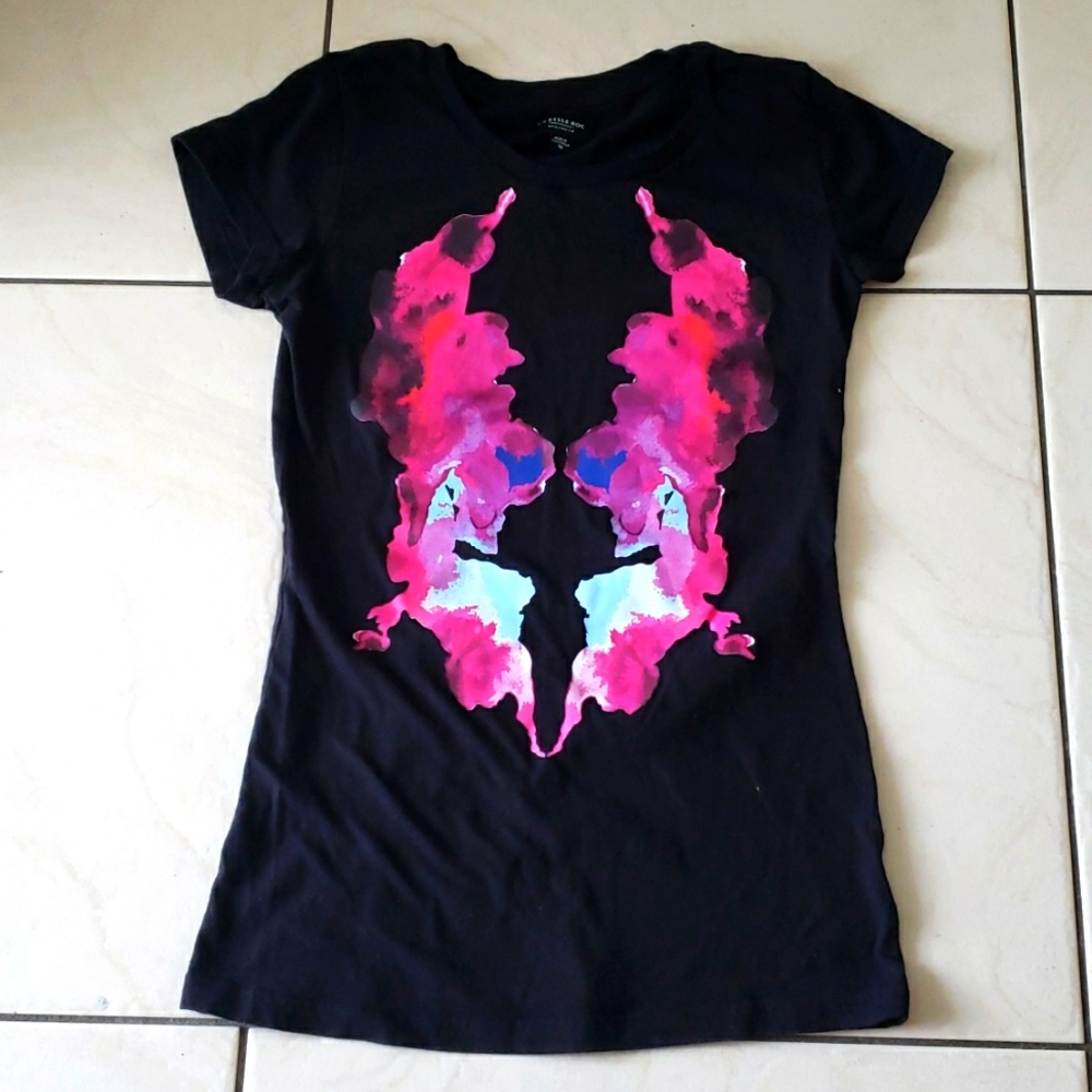 #10672-13 T-Shirt,Black,M.